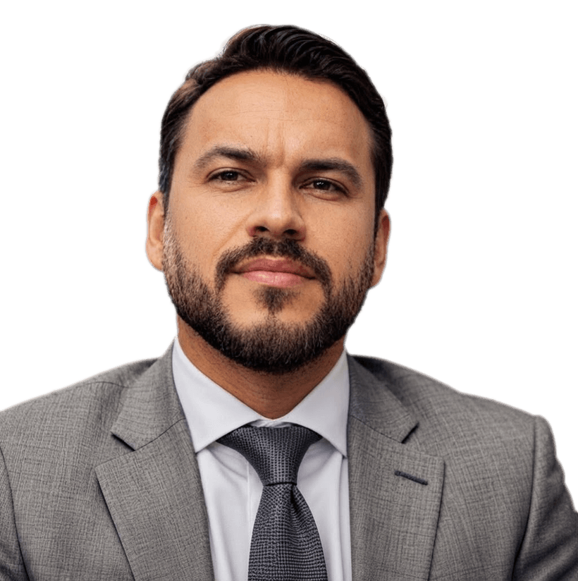 Retrato del Mgs. Francisco Vasco, cofundador y socio director de Stratics